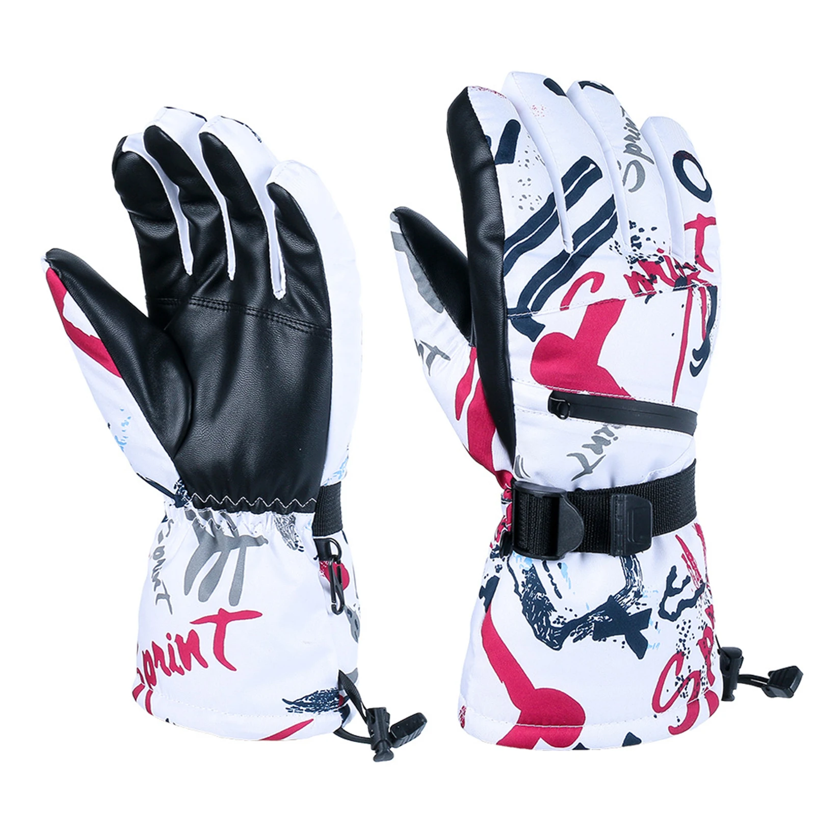 

Thick Warm Winter Waterproof Cold-Proof Touch Screen Outdoor Cycling Ski Gloves