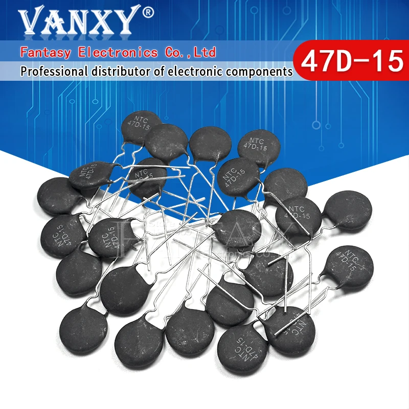 10 шт. терморезистор NTC 47D 15|thermal resistor|ntc thermistorntc resistor |