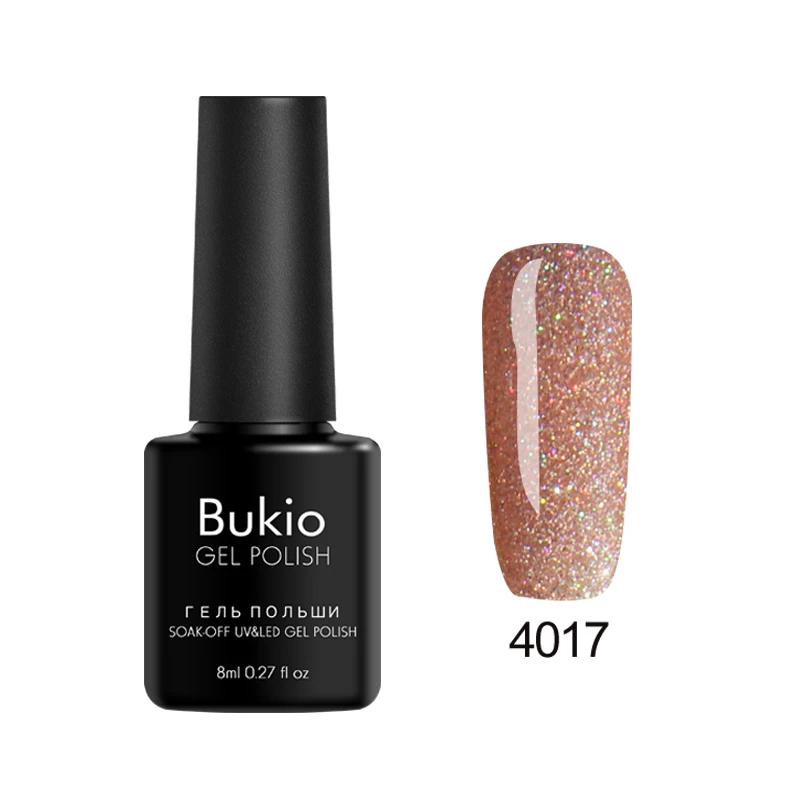 4017 Bukio неоновый Блестящий Гель-лак для ногтей долговечный замачиваемый стойкий УФ-Гель-лак Полупостоянный Счастливые цвета 19 цветов 8 мл - Цвет: 4017