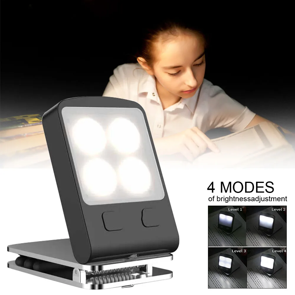 

Светодиодный светильник для чтения с поворотом на 360 градусов, прикроватный переносной светильник для обучения, прикроватный светильник с ...