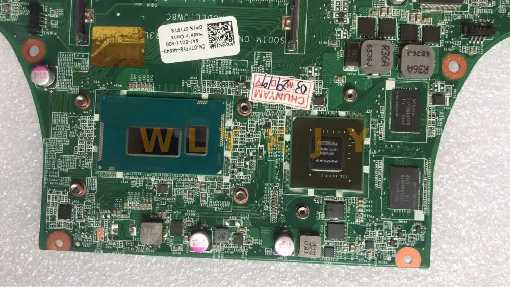 Материнская плата для ноутбука DAJW8CMB8E2 DELL Vostro 5470 5439 TYFV8 JPMWP CPU i5 4210U GT740M 2G DDR3 100%
