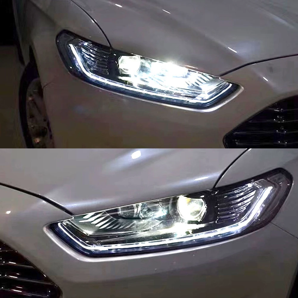 CSGJMY стайлинга автомобилей для Ford Mondeo 2013 2015 светодиодный фар нового Fusion фара