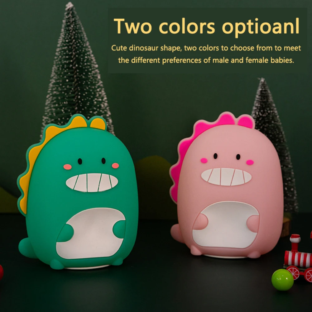

Dinosaur LED Night Light Silicone Dimmable USB Rechargeable Lamps For Children Gifts Cartoon Cute Dinosaur 3 Color Night Lamp
