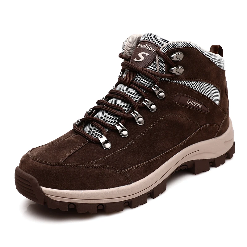 

New Arrival Women Climbing Shoes Rubber Outdoor Boots for Ladies High Top Hiking Shoe Woman Anti-Slip Mountain Climbing Footwear