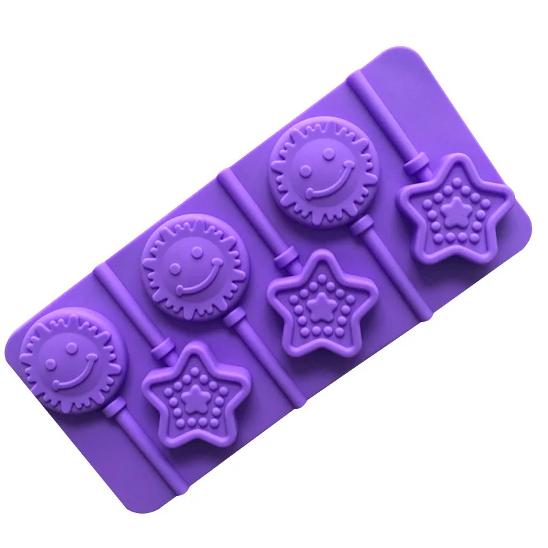 

Silica Gel DIY Hand-made Bang Bang Mould Star Sun Cute Mould XG018