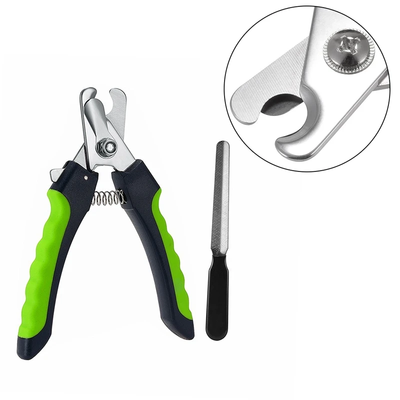 Машинка для стрижки ногтей домашних животных пилка собак кошек лап триммер