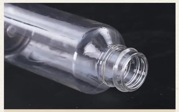 100 шт./лот пластиковая бутылка с алюминиевой винтовой крышкой косметический