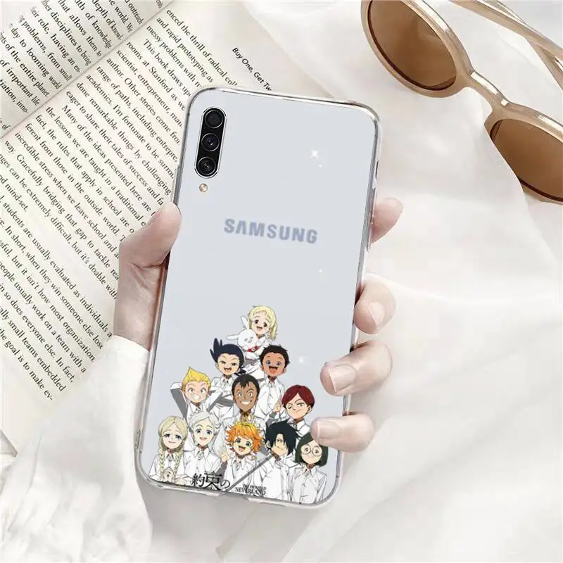 

The Promised Neverland love cute Phone Transparent Samsung A71 S9 10 20 HUAWEI p30 40 honor 10i 8x xiaomi note 8 Pro 10t 11