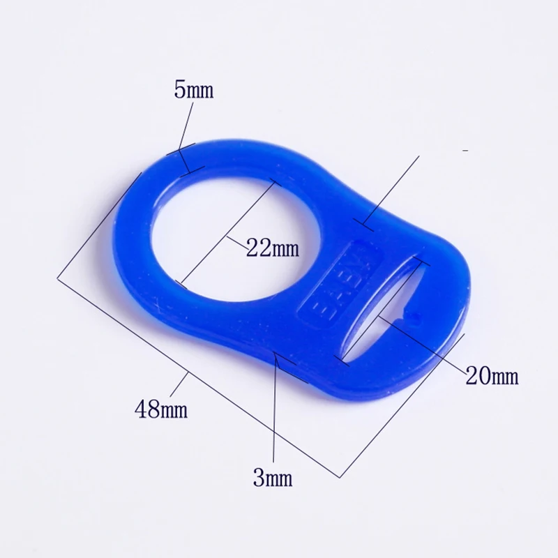 Anillo adaptador de silicona de grado alimenticio para chupete de beb&eacute;, accesorios de alimentaci&oacute;n para reci&eacute;n nacido, 5 piezas-3