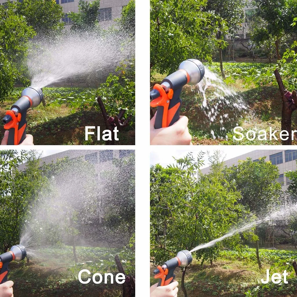 best selling products Garden Hose Nozzle Watering Spray High Pressure Sprinkler Adjustable Patterns support dropshipping