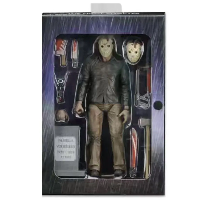 NECA фигурка героя игрушка Джейсон Вурхиз Фредди Крюгер Майкл Майерс кожаное Джокера Чаки фигурка Джокера для подарок на Хэллоуин