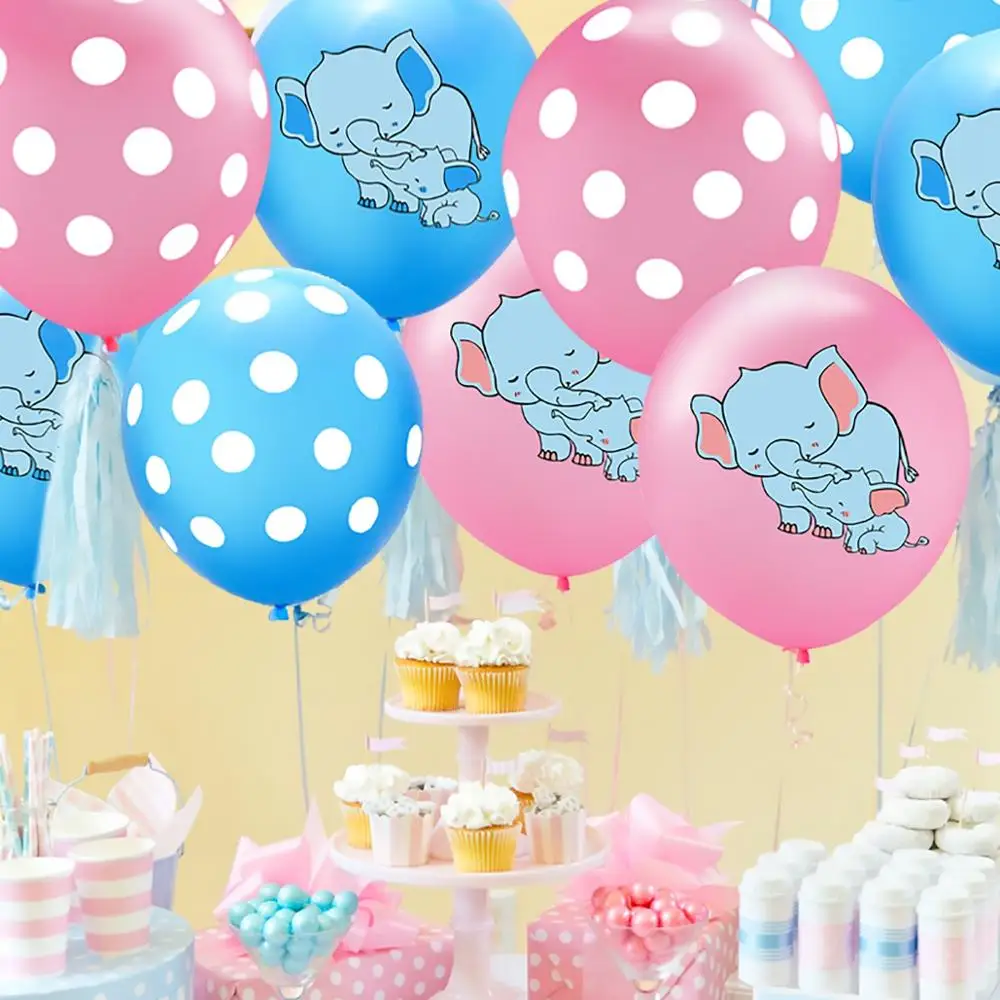 FENGRISE Слон шар Baby Shower декор для мальчиков и девочек баннер Пол раскрыть вечерние
