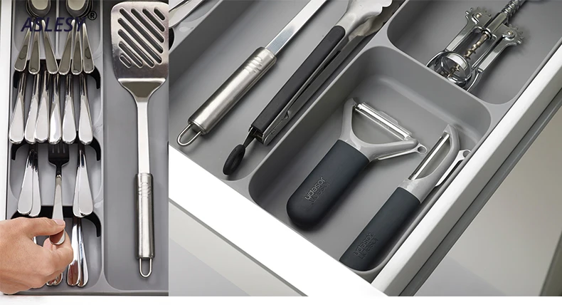 Кухонный органайзер лоток ложка нож вилка столовые приборы разделительный ящик