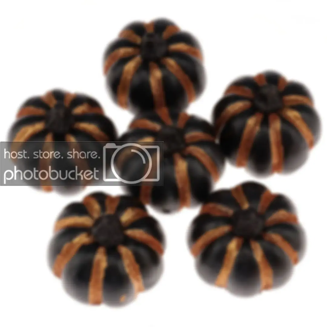 Искусственные черные золотые тыквы gрезорт 6 шт. искусственные овощи для