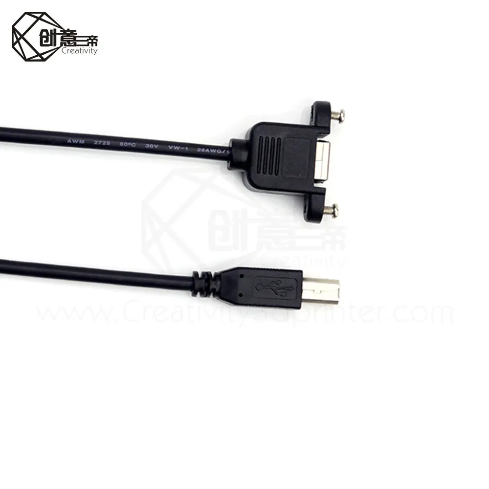 Высокая скорость 30 см M/F USB 2 0 Тип B папа к женскому правый угол удлинитель Кабель