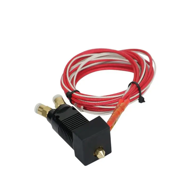 Профессиональный Прочный двухцветный экструдер 2 в 1 с выходом 12/24 комплект сопла