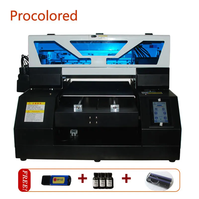 Procolored полностью автоматический цифровой светодиодный планшетный УФ принтеры A3