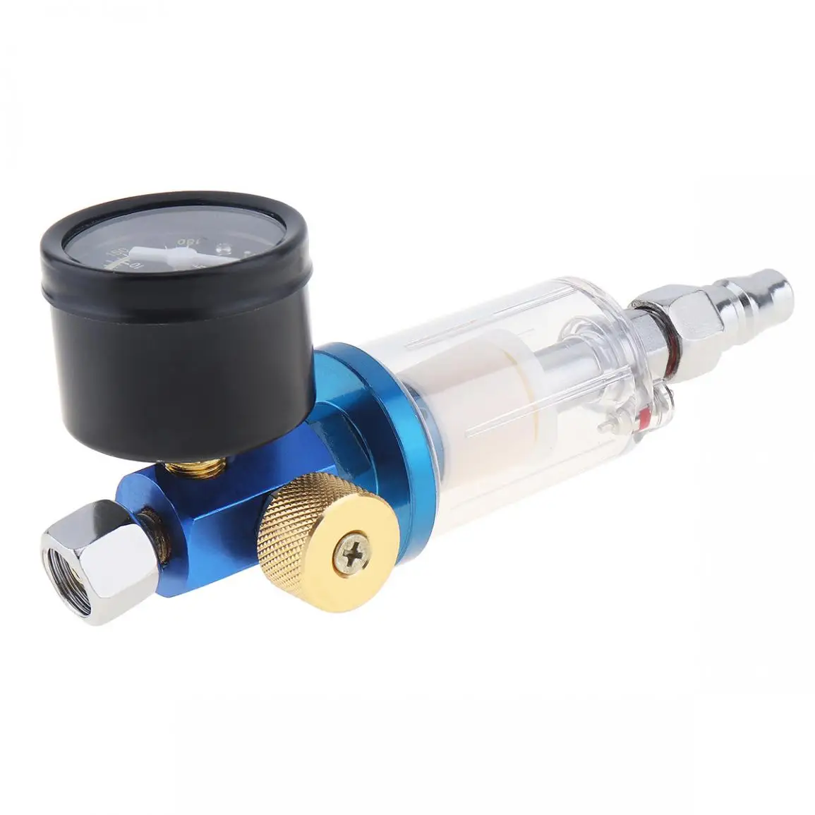 1/4 дюймовый мини фильтр для масла и воды регулятор давления с манометром