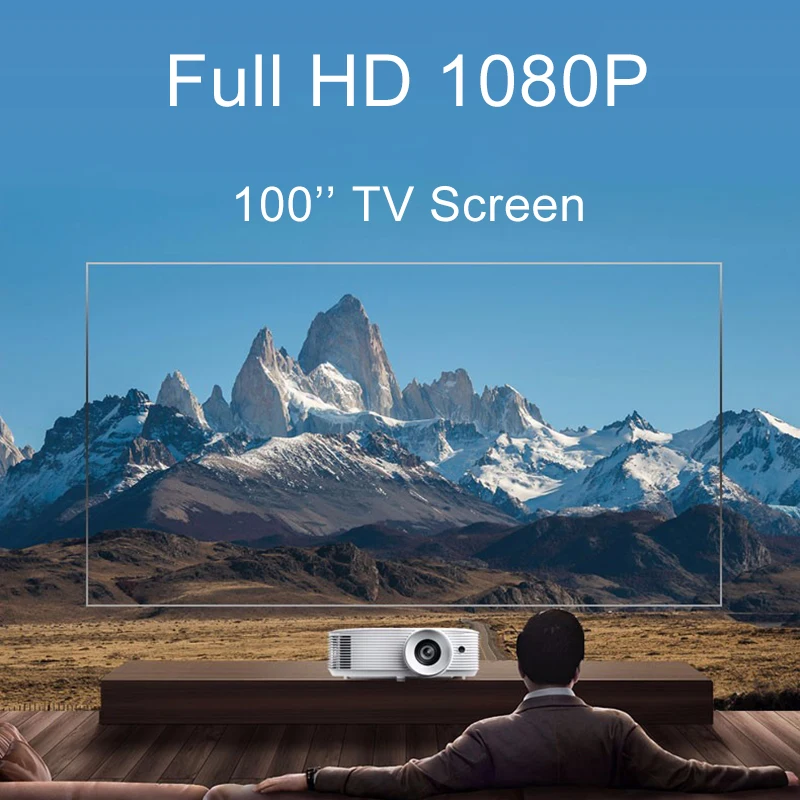 Проектор Optoma HD15 1080P с поддержкой 4K TV 3D проектор. Full HD проектор для домашнего