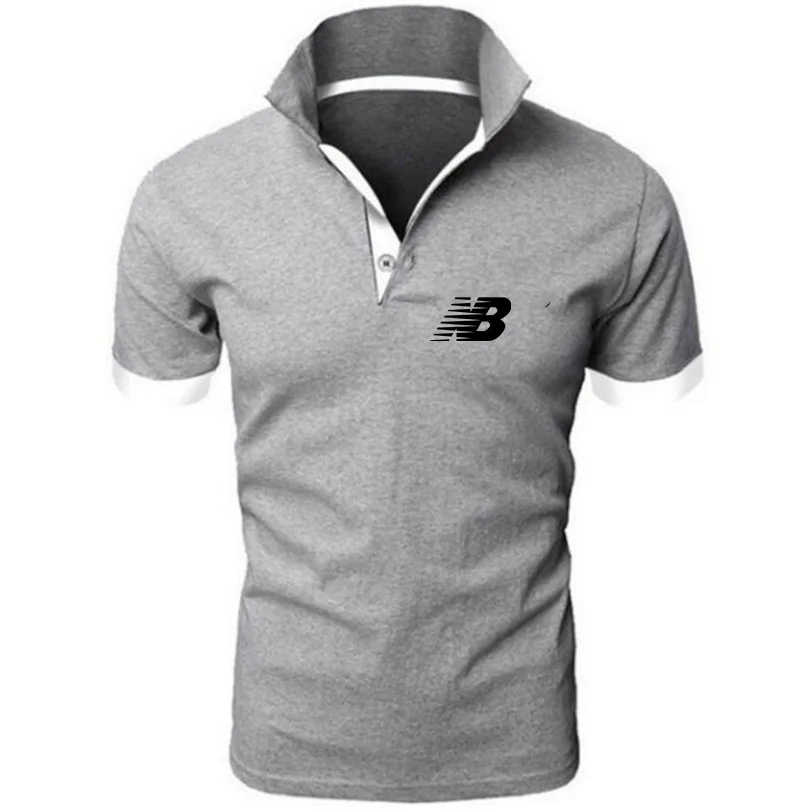 

New Summer Polo Shirt Short Sleeve T-shirt Suit Quality Men's Jersey Summer Business Luxury Leisure Sports Breathable Comfortabl
