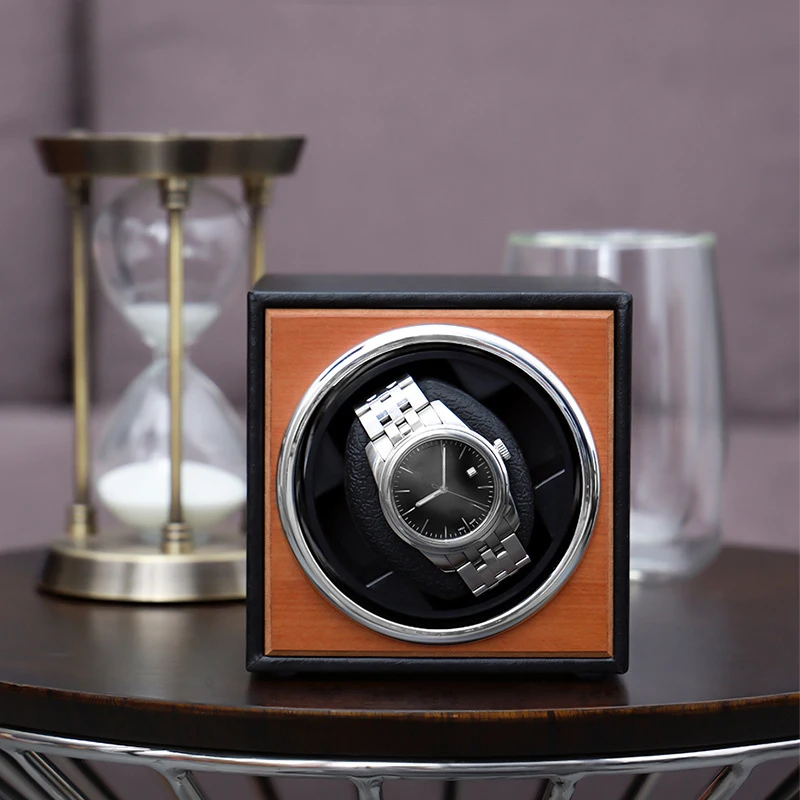 

USB Power Supply Mechanical Watch Winding Box Motor Shaker Mini Watch Winder Holder Display Jewelry Storage Organizer