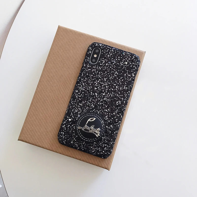 Роскошный брендовый Твердый чехол для телефона CL с блестками iphone 5 6 7 8 plus X XS XR MAX 11