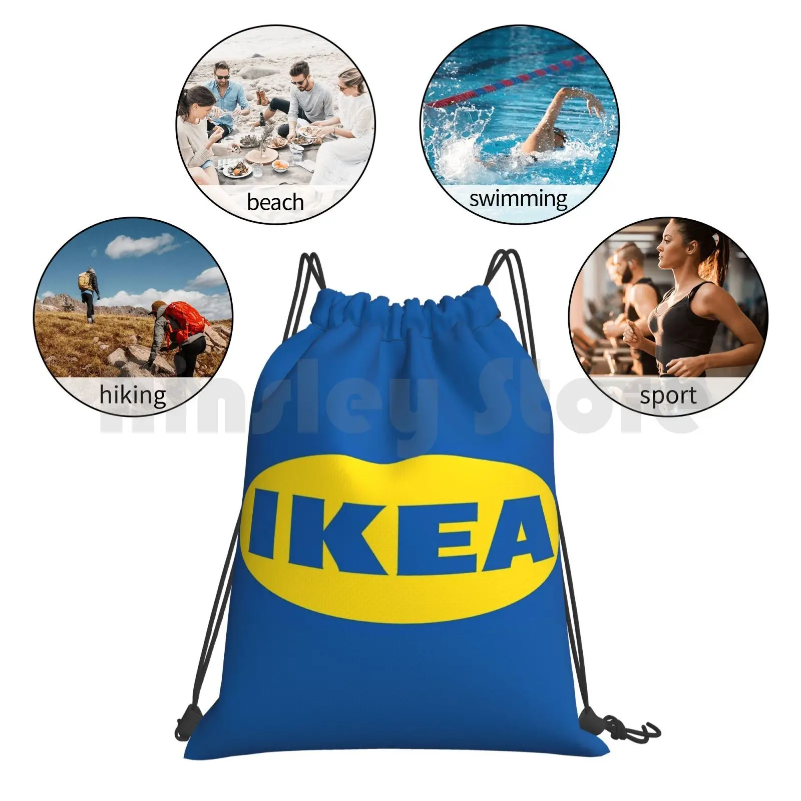 

Backpack Drawstring Bags Gym Bag Waterproof Streetwear Hypebeast Logo Brand Paypal Paypal Streetwear Fashion Trend
