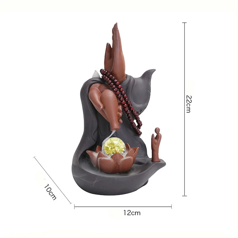 Керамический обратный поток благовоний горелка светодиодный светильник