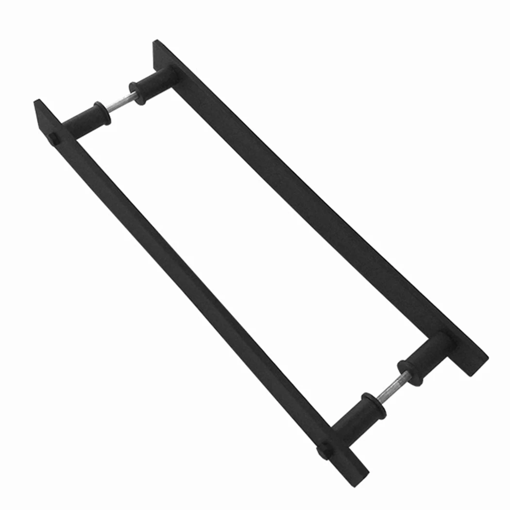 

Gate Door Handle Hardware Set Black Safe With Screws Shed Cabinet 1 Pair
