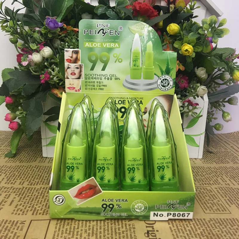 Натуральная Увлажняющая губная помада с алоэ вера стойкая изменением