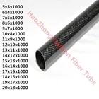 Рулонная трубка из углеродного волокна толщиной 1,0 мм, 3K, аксессуары для Дронов OD5, 6, 7, 8, 9, 10, 11, 12, 13, 14, 15, 16, 17, 18, 19, 20 мм x L1000 мм