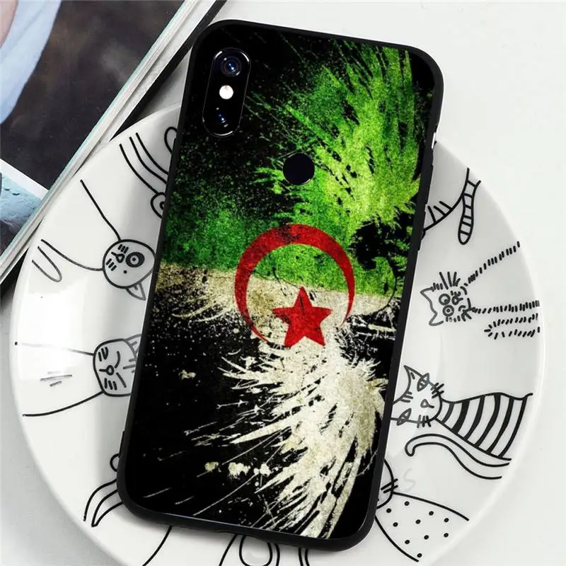 

Algeria National Flag Phone Case For Xiaomi Redmi note 7 8 9 t k30 max3 9 s 10 pro lite