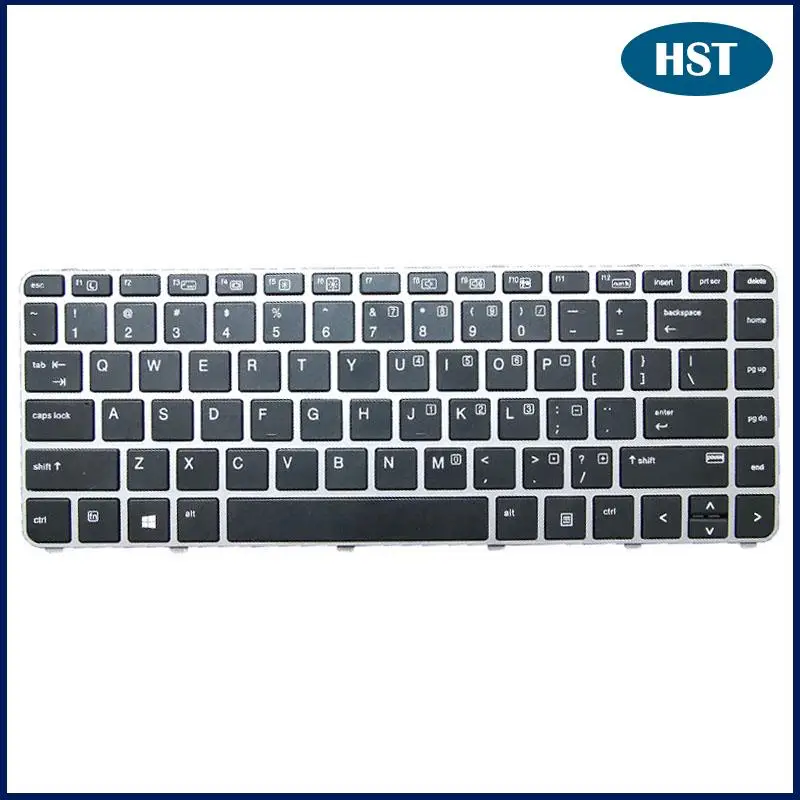 Оригинальная клавиатура США для HP EliteBook 840 G3 G4 848 745 Серебристая Замена клавиатуры