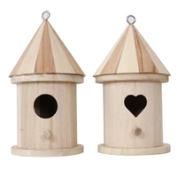 newest diy bird house bird nest outdoor hanging bird feeder kids crafts for outdoors garden home decoration cw
