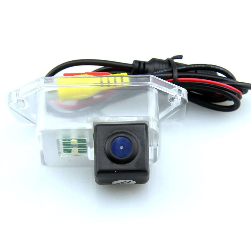

Night Vision CCD Car Reverse Rear View License Plate Light Parking Back Up Camera for Mitsubishi Lancer Vehicle Camera