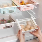Выдвижная регулируемая коробка для хранения холодильника, корзина для ящика, ящик для холодильника, полка для хранения свежих отсеков