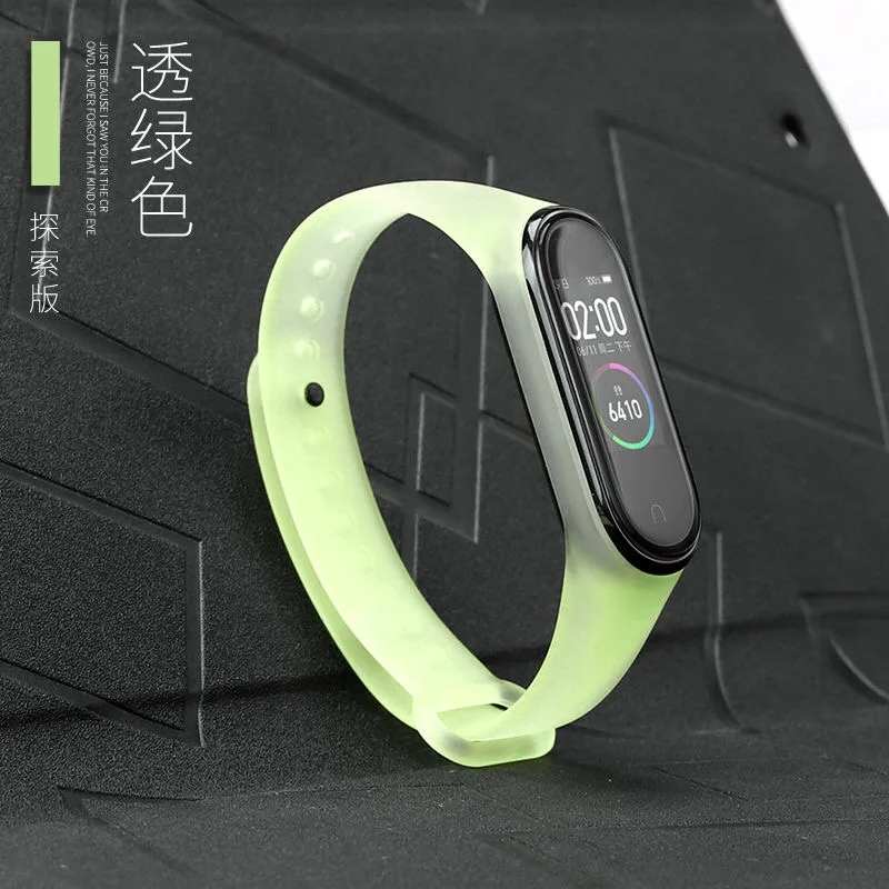 Браслет для Xiaomi mi Band 4 3 ремешок для спортивных часов Силиконовый браслет для Xiaomi mi Band 3 Аксессуары mi band 3 браслет - Цвет ремешка: green