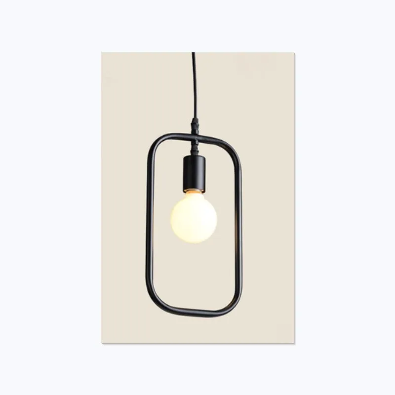 Nordic Modern деревенский подвесной светильник лаконичный промышленный lampTriangle E27
