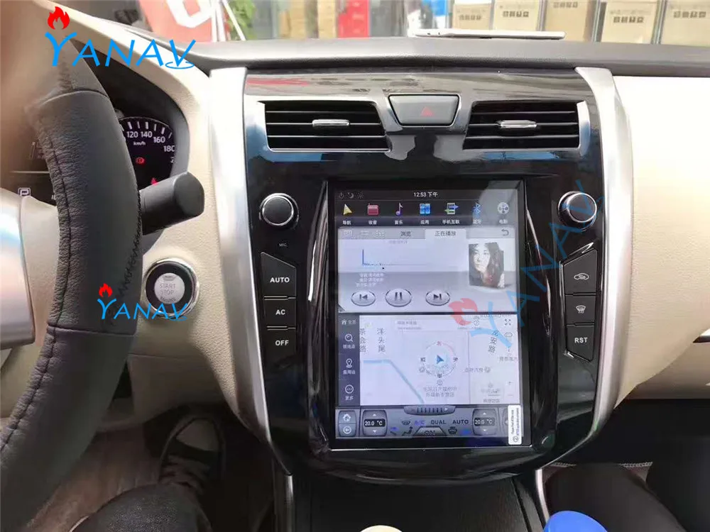 

10.4 inch PX6 Vertical Screen For-Nissan Teana 2013-2018 Android 9.0 Car Radio Gps Android navigation radio Stereo multimedia pl
