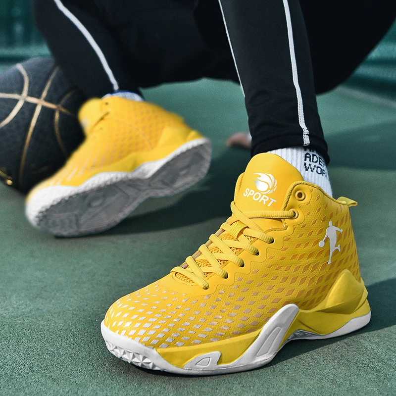 Новинка Осенняя обувь для баскетбола мужчин и женщин легкие кроссовки спортзала