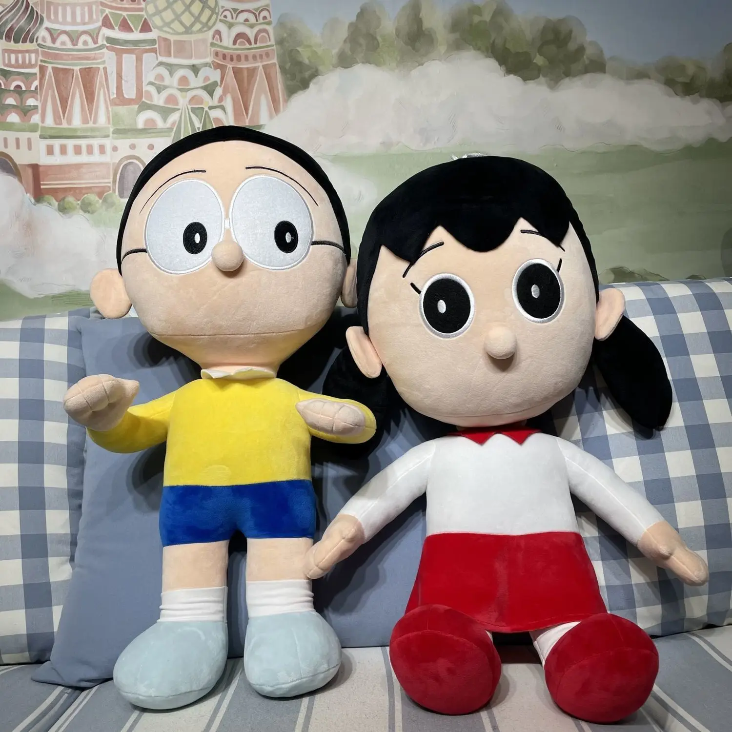 Mu&ntilde;eco de peluche de Doraemon Periphery para ni&ntilde;os, mu&ntilde;eco de Anime de nobit, Nobi, Minamoto, Shizuka, Konta, Takeshi, gigante, Honekawa, Suneo-0