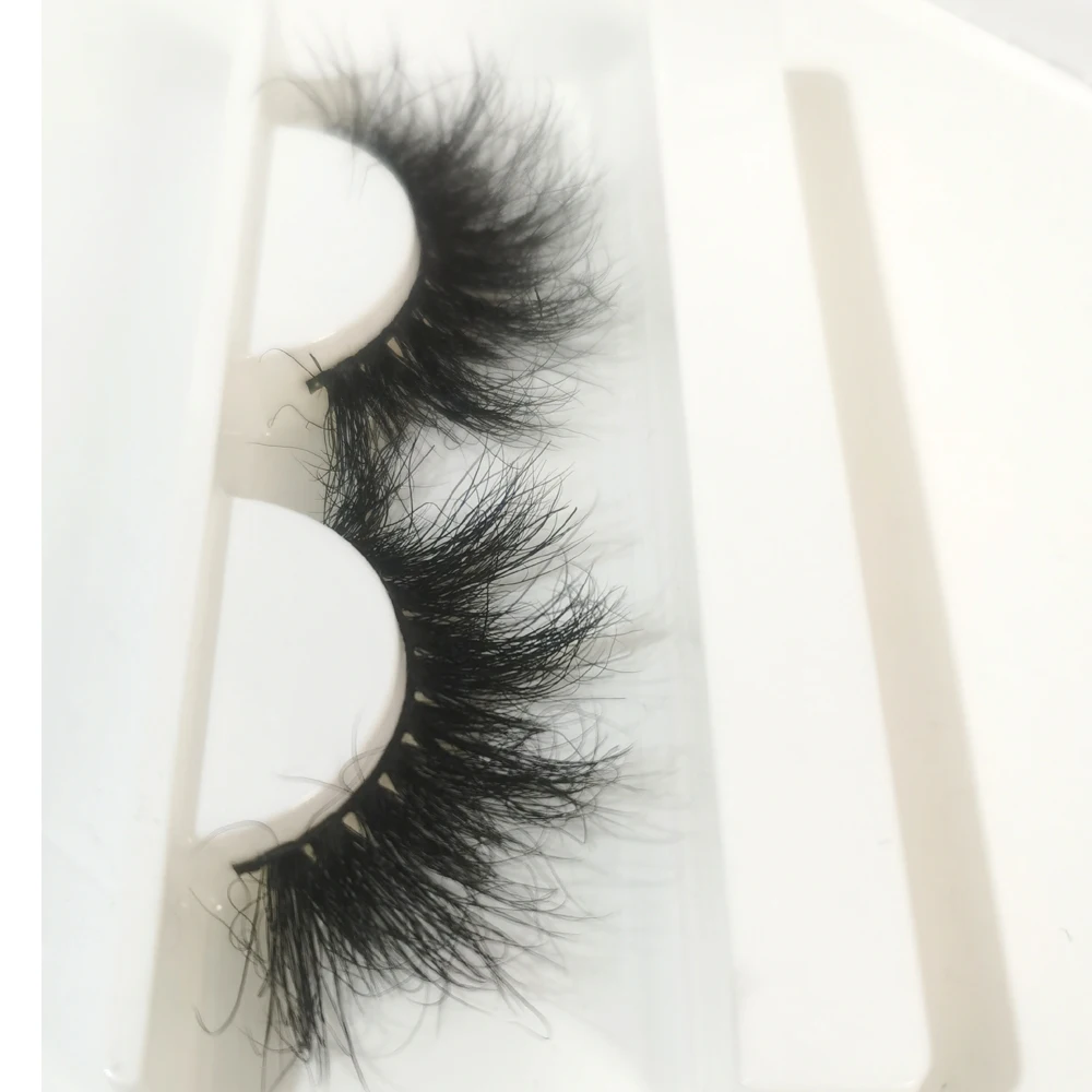 100% приблизительные натуральные накладные ресницы длиной 25 мм 3D норковые для