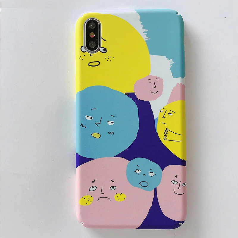 Жесткие чехлы для телефонов из поликарбоната для iphone XS MAX XR X, розовые, синие листья, матовый чехол для iphone 6, 6 S, 7, 8 Plus, чехлы на заднюю панель с изображением звездного неба