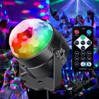 Миниатюрный светодиодный хрустальный волшебный шар RGB, сценический эффект светильник па, лампа для вечеринки, дискотеки, клуба, DJ светильник световое шоу, Lumiere, Прямая поставка