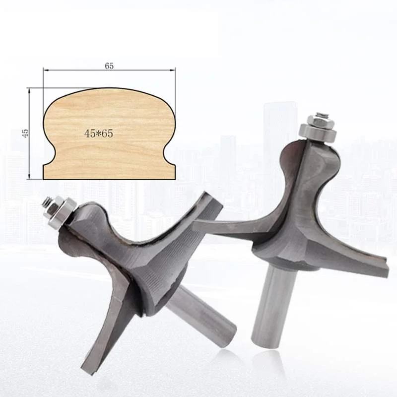 

LIVTER Woodworking tools end milling cutter solid wood stair handrail knife mahogany elbow flow line handrail knife