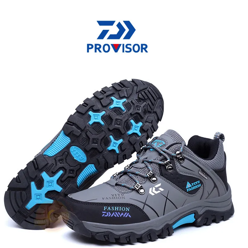 

Daiwa Men Sneakers Outdoor Hiking Fishing Shoes Men Trekking Shoes Waterproof Sports Fishing Shoes Travel Walking Hiking Shoes