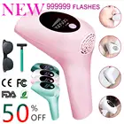 Портативный IPL-аппарат для безболезненного удаления волос на теле, фотонный лазерный эпилятор под рукой, устройство для перманентного удаления волос нитью, депилятор, 2021