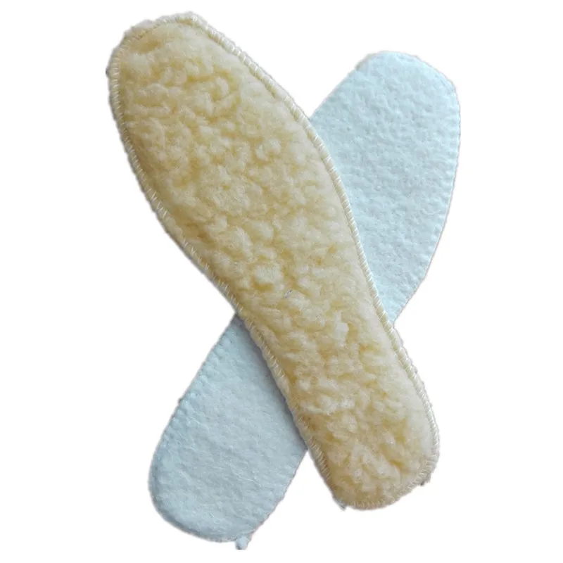 Зимние теплые стельки для обуви мужчин и женщин ботинки из шерстяного войлока