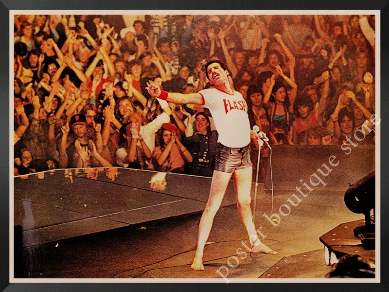 Queen Band музыкальный плакат на крафт-бумаге Фредди Меркьюри, Brian мая винтажная Высококачественная декоративная роспись стены стикер