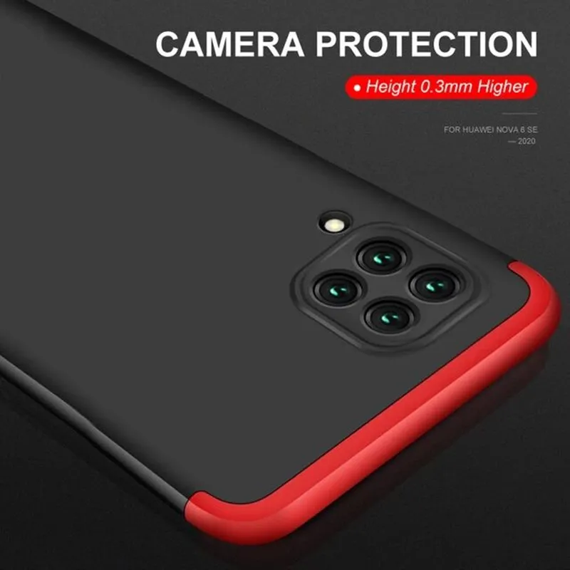 

Hybrid Plastic Phone Case For Huawei P40 P30 Lite P20 Pro Honor 9X P Smart Z Y9 Prime 2019 Nova 5T 6 7 SE 7i Case Hard Cover